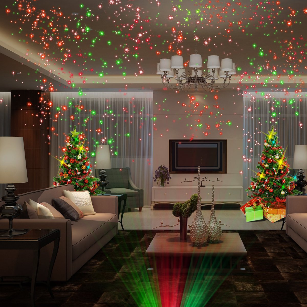 Famous Inspiration 51+ Christmas Lights Decoration In Room