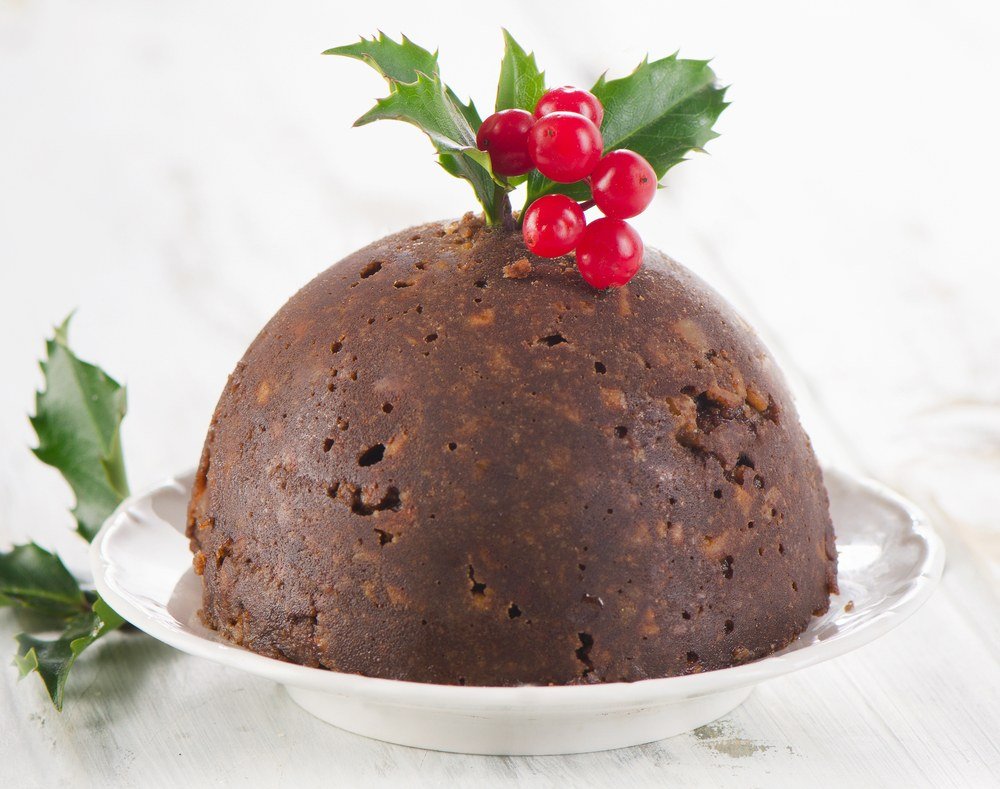 Christmas Pudding, A Typical Christmas Dish from England ...